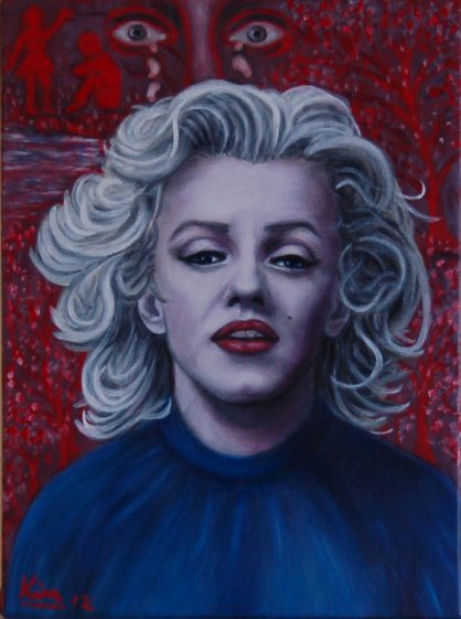 Oil Painting > River Gods ( Marilyn Monroe )